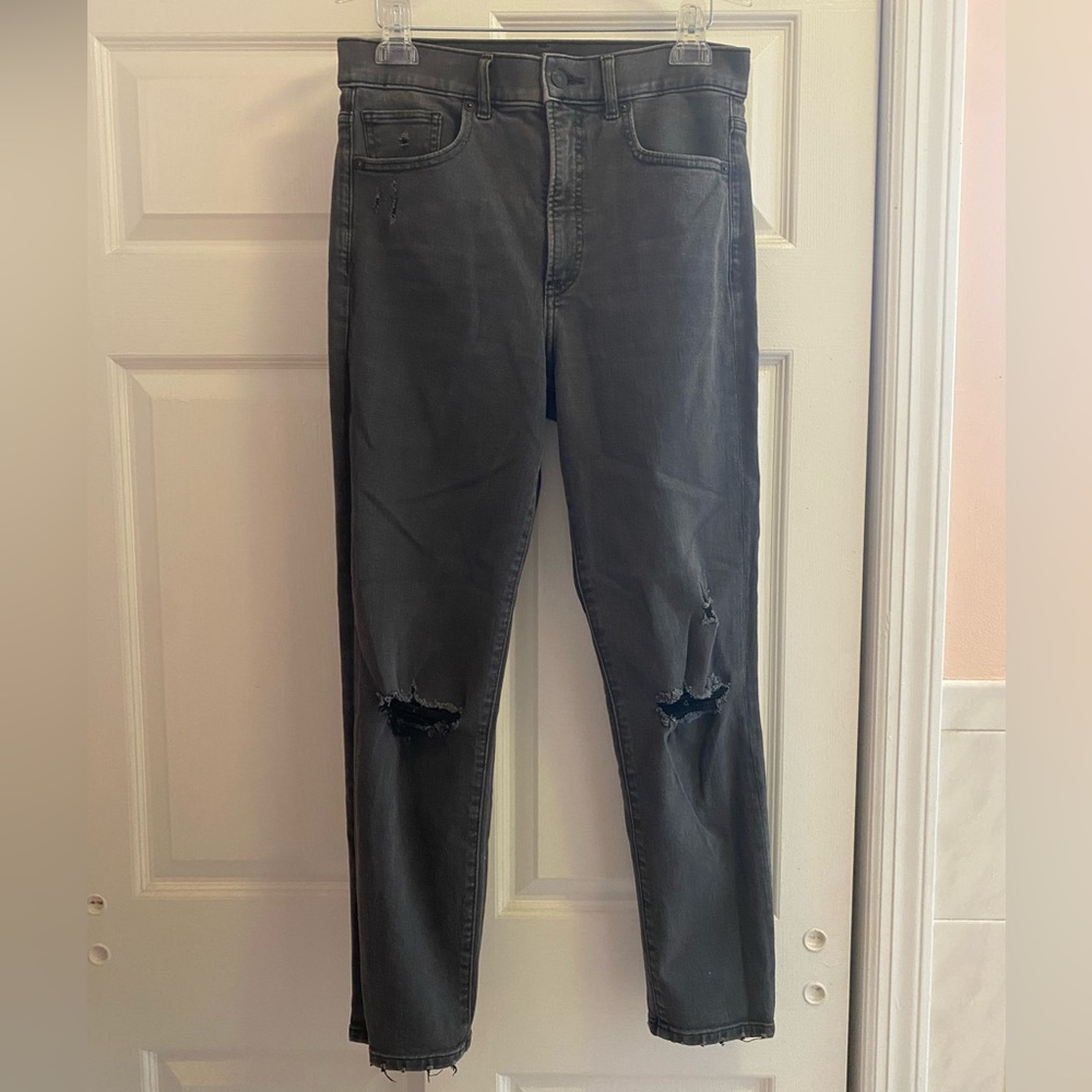 Express Super High Rise Slim Ankle Jeans